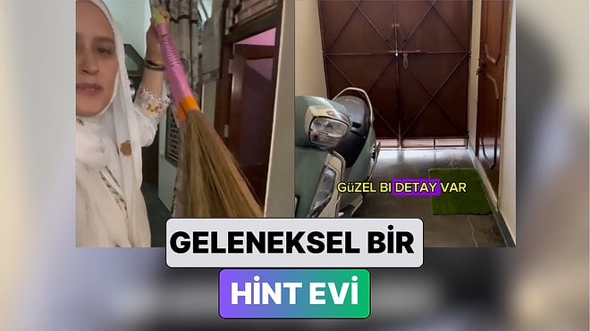 Evlenip Hindistan'a Taşınan Bir Kadın Kayınvalidesinin Geleneksel Hint Evini Paylaştı