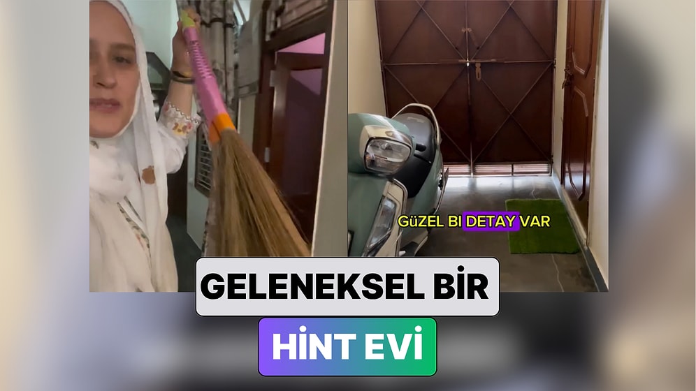 Evlenip Hindistan'a Taşınan Bir Kadın Kayınvalidesinin Geleneksel Hint Evini Paylaştı