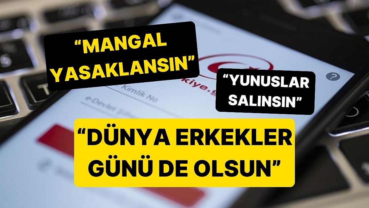 Aralıklı Oruçtan Dünya Erkekler Günü&apos;ne Vatandaşların Meclis&apos;e İlettiği İlginç Dilek ve Şikayetler