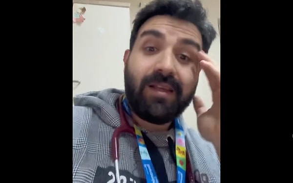 Fakat doktor, sosyal medyayı ikiye böldü. Görseli
