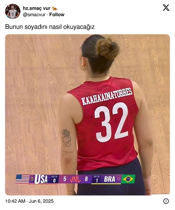 15. Torres... voleyboldan bağımsız