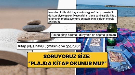 Plajda Kitap Okunur mu, Okunmaz mı? Sosyal Medyayı İkiye Bölen Tartışmada Son Söz Sizde!