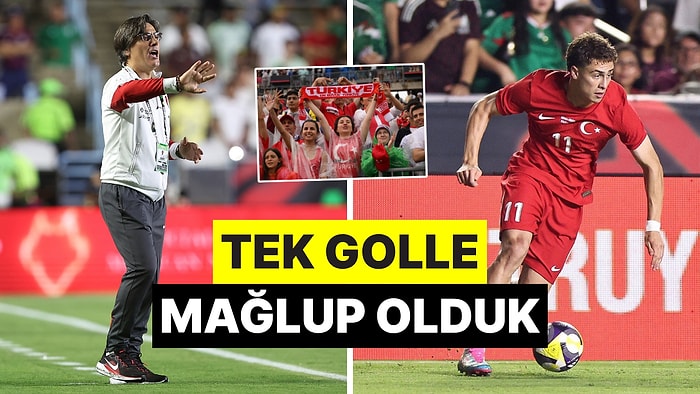 A Milli Futbol Takımımız, Hazırlık Maçında Meksika'ya Yenildi