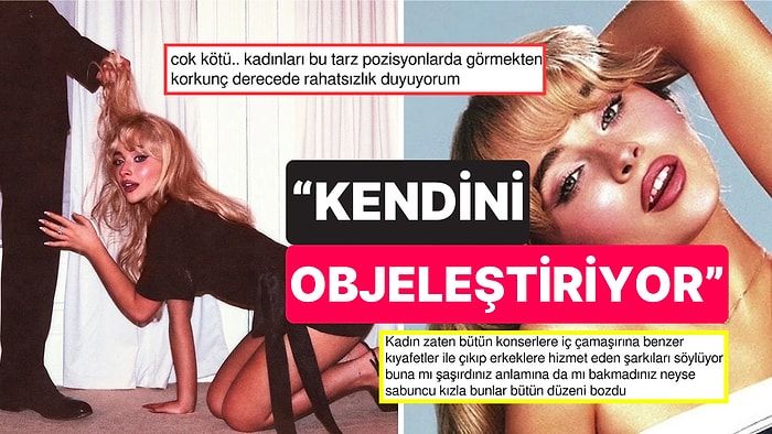 "Erkekleri Tatmin Ediyor": Sabrina Carpenter'ın Yeni Albüm Kapağı Eleştiri Oklarının Hedefi Oldu