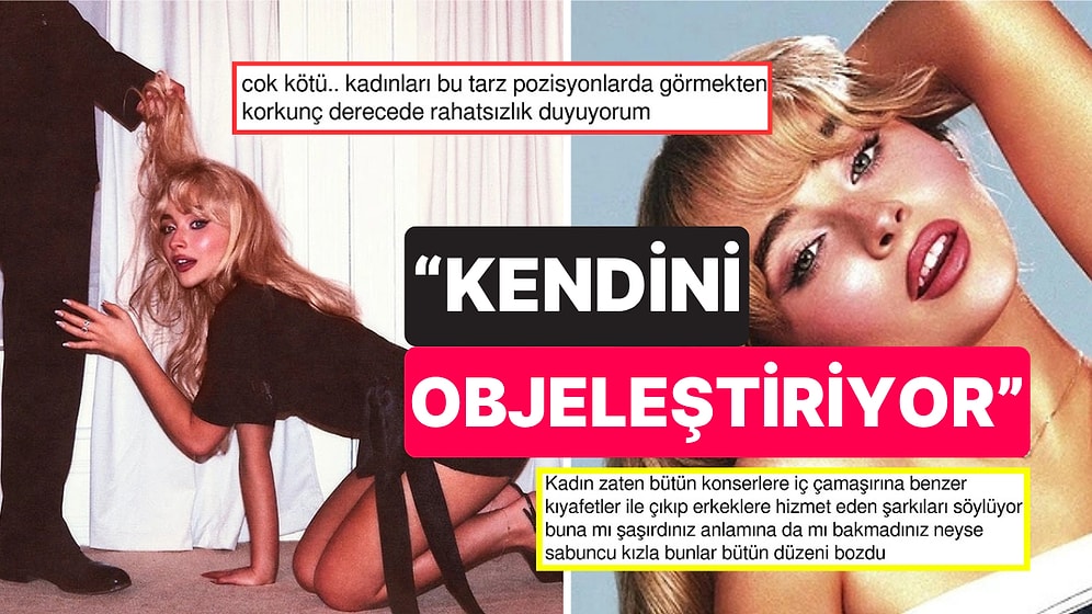"Erkekleri Tatmin Ediyor": Sabrina Carpenter'ın Yeni Albüm Kapağı Eleştiri Oklarının Hedefi Oldu