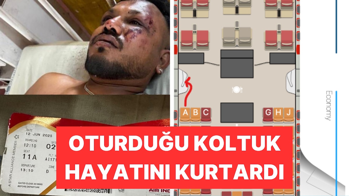 Hindistan&apos;da Düşen Uçaktan Sağ Çıkan Tek İsim Nasıl Kurtuldu?