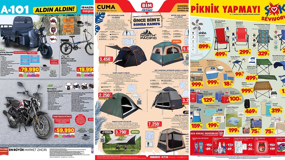 İndirim Günleri Başlıyor! 14 - 20 Haziran Haftasında A101 ve BİM Aktüel Ürünler Listesinde Ne Var?