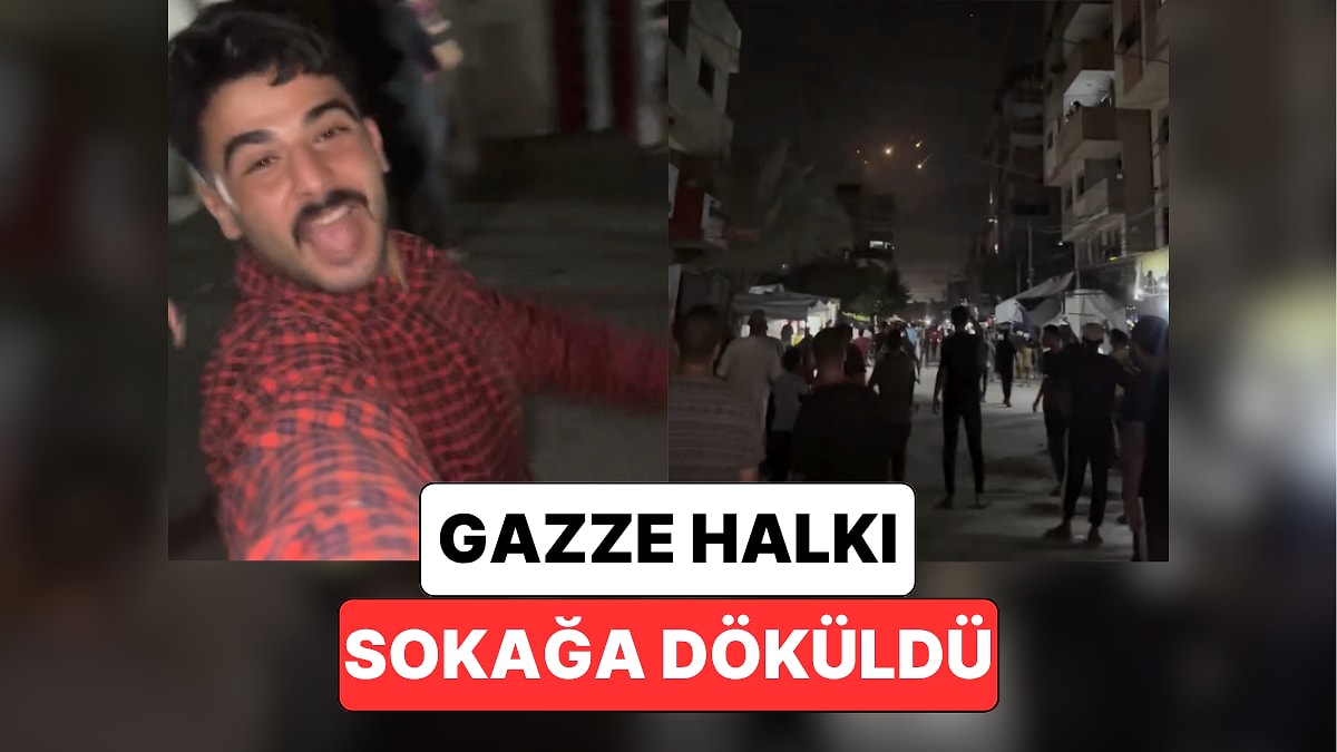 Sevinç Gösterileri ile Karşıladılar: Gazze Halkı İsrail&apos;e Düzenlenen Saldırının Ardından Sokağa Döküldü