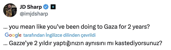 Kullanıcılar Gazze'yi hatırlattı👇🏻