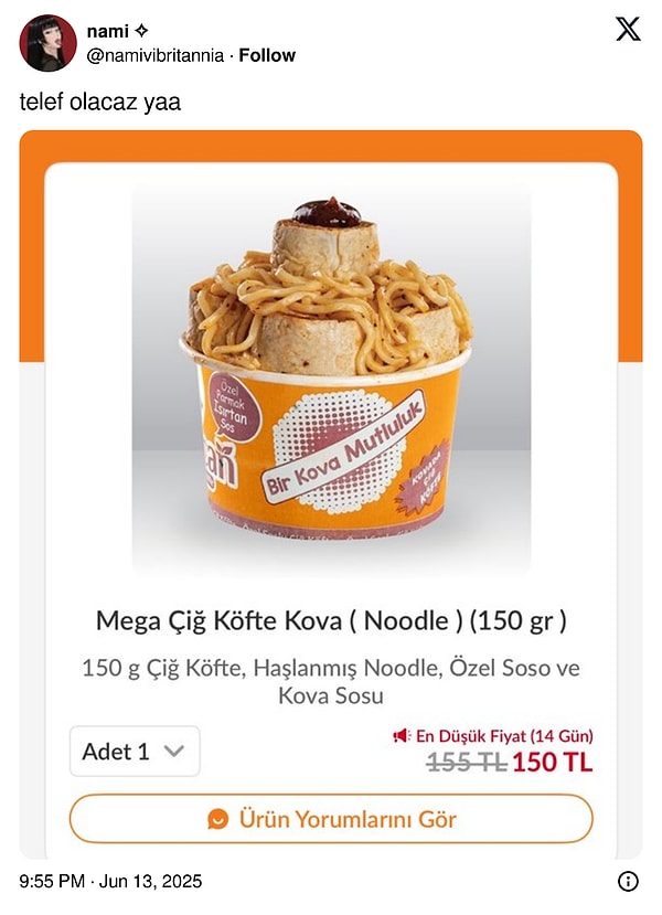 Çiğköfteciler artık durabilir mi 👇