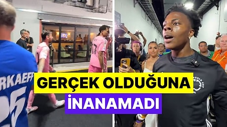 Ronaldo Hayranı IShowSpeed, Messi'yi Görünce Şaşkınlığa Uğradı