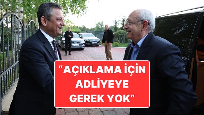 Özgür Özel’den Kemal Kılıçdaroğlu’na: "Açıklama Yapmak İçin Adliyeye Gitmeye Gerek Yok"