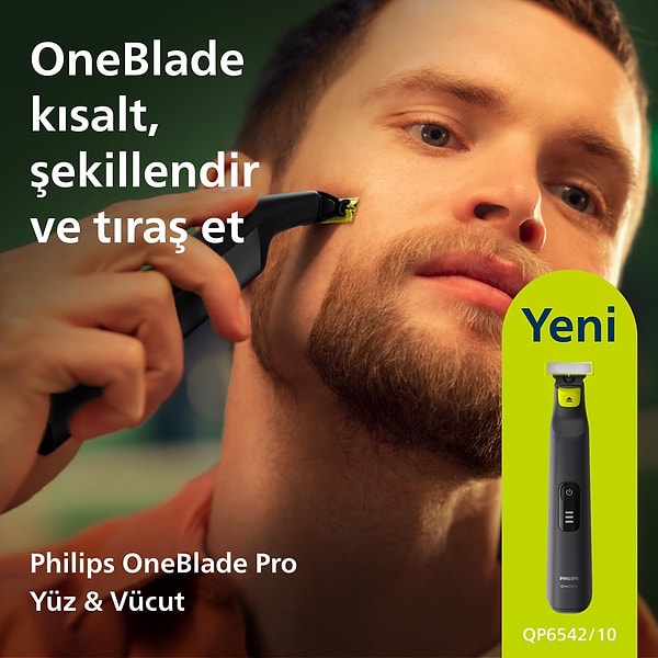 Philips OneBlade Pro Islak/Kuru Yüz ve Vücut Tıraş Makinesi