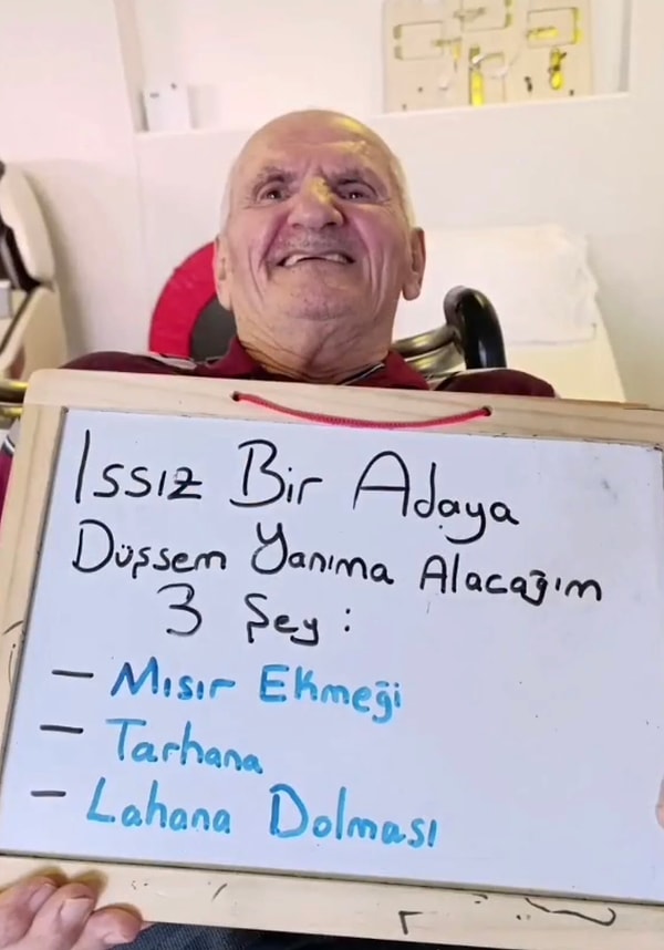 Yaşlılarımızın cevapları hepimize tebessüm ettirdi. Görseli