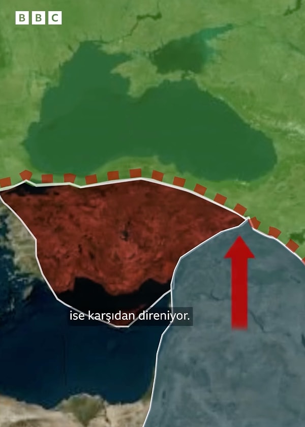 Türkiye'nin her yıl ortalama 2-3 santimetre hızla Avrupa'ya yaklaştığı iddia edildi.
