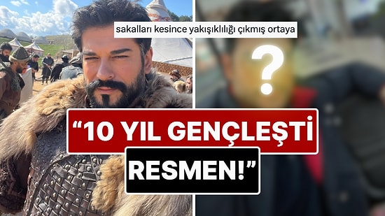Resmen Gençleşti: Sakallarını Kesince Yüzü Gözü Açılan Burak Özçivit'in Son Hali Büyük Beğeni Topladı!