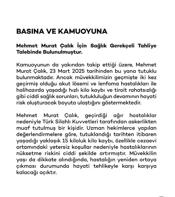 Avukat Melih Koçhan’ın paylaşımı 👇