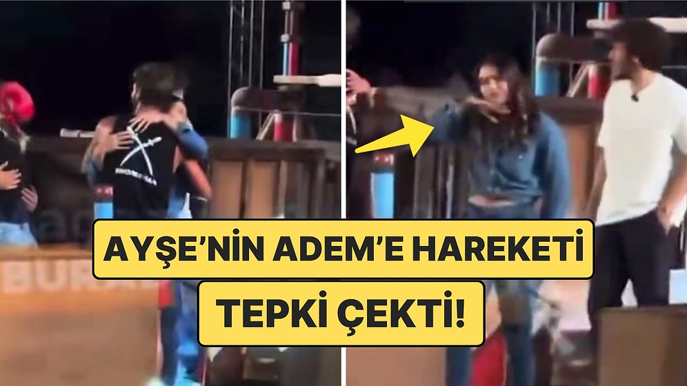 Survivor'da Şampiyon Açıklandıktan Sonra Ayşe'nin Adem'e Yaptığı Hareket Tepki Çekti!