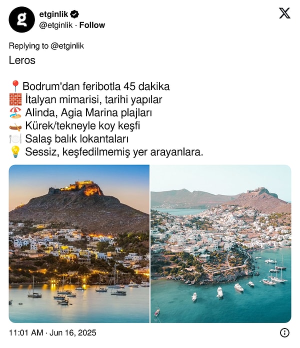 Leros Adası'na Nasıl Gidilir? Leros'ta Nereye Gidilir?