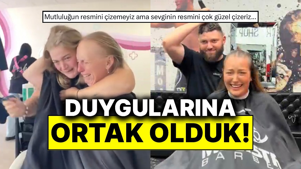 Kanser Hastası Yakınları İçin Saçlarını Kazıyan Aile Üyeleri O Anlarıyla Duygulandırdı