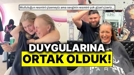 Kanser Hastası Yakınları İçin Saçlarını Kazıyan Aile Üyeleri O Anlarıyla Duygulandırdı
