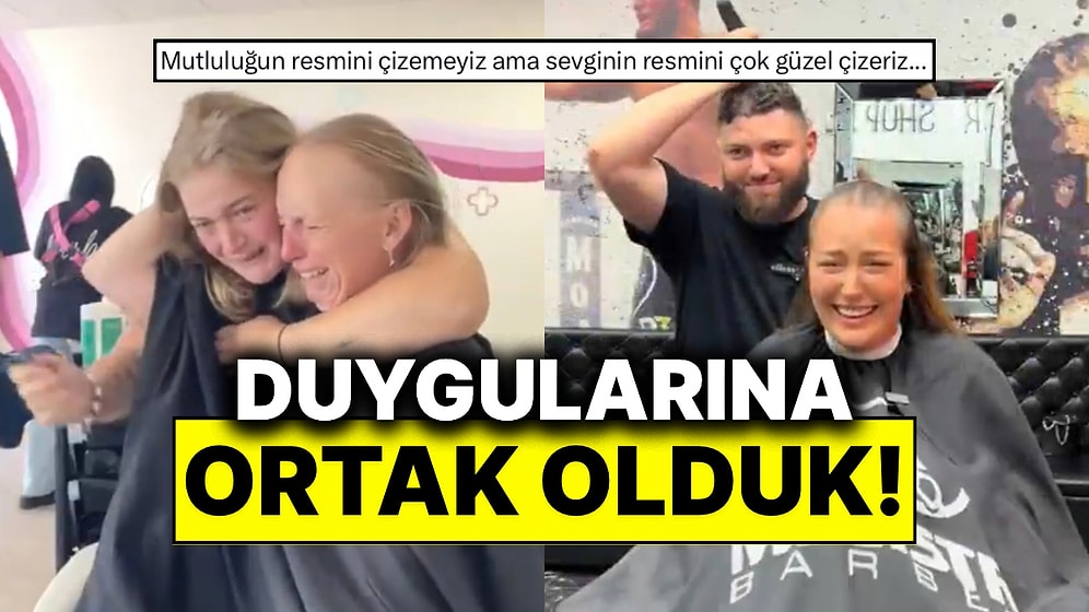 Kanser Hastası Yakınları İçin Saçlarını Kazıyan Aile Üyeleri O Anlarıyla Duygulandırdı