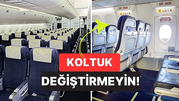 8. Kabin Memurlarından Önemli Uyarı: Uçakta Koltuk Değiştirmeden Önce Bir Daha Düşünün