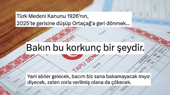 Miras Paylaşımında Eşitlik Değil, Anlaşma Dönemi: Kadınlardan Tepkiler Yükseliyor!