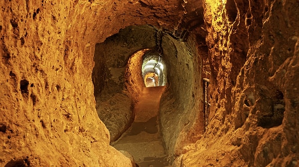 One of the most striking areas is a large ventilation shaft in the centre of the city.