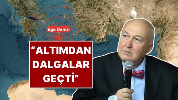 Ege Denizi'nde 4.8 büyüklüğünde deprem meydana geldi.
