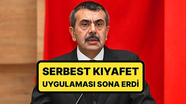 Milli Eğitim Bakanı Yusuf Tekin açıkladı: Okul forması geri geliyor.