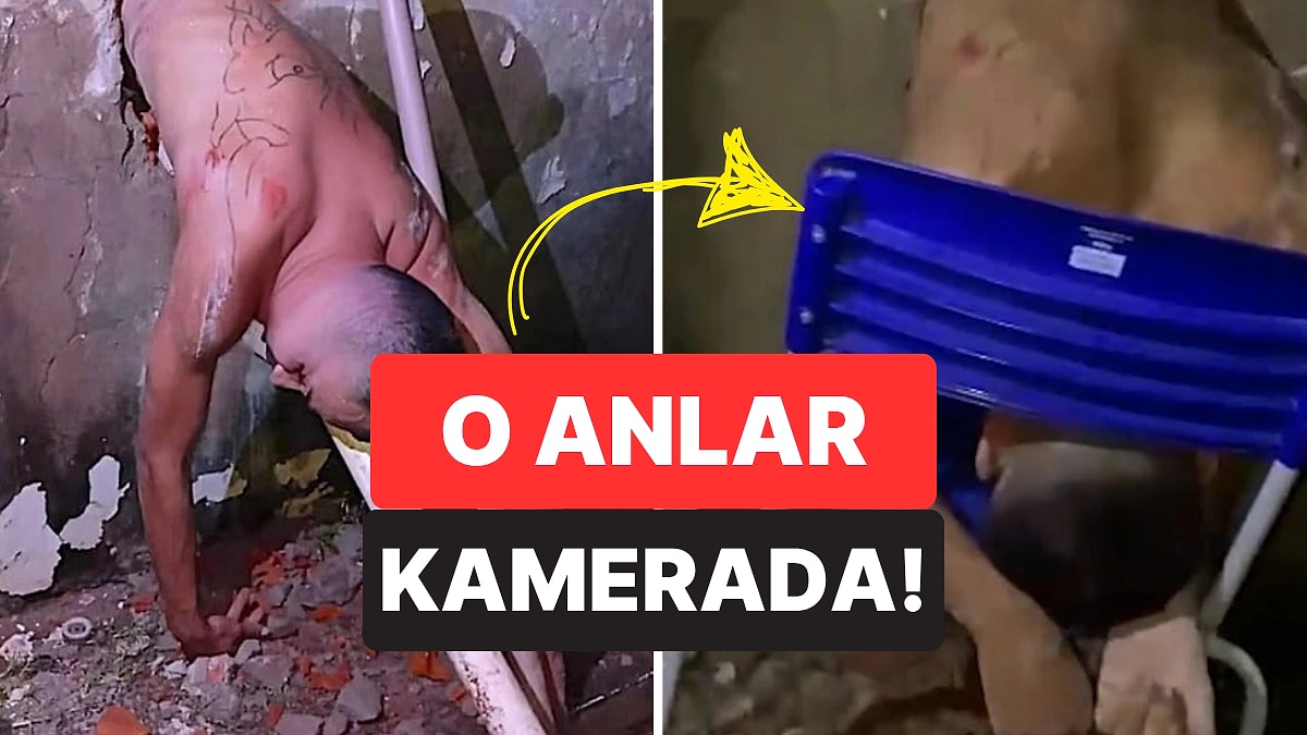 Hapishaneden Kaçmaya Çalıştı, Duvara Sıkıştı: 29 Yaşındaki Mahkumun Başarısız Firar Girişimi Kamerada