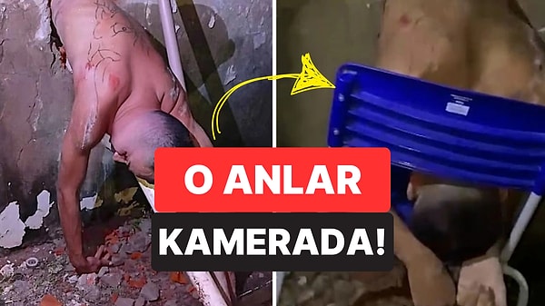 Hapisten Kaçmaya Çalıştı, Duvara Sıkıştı!