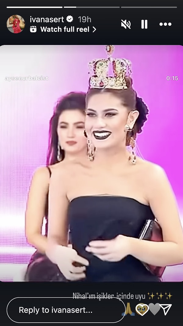 "Nihal'im ışıklar içinde uyu"