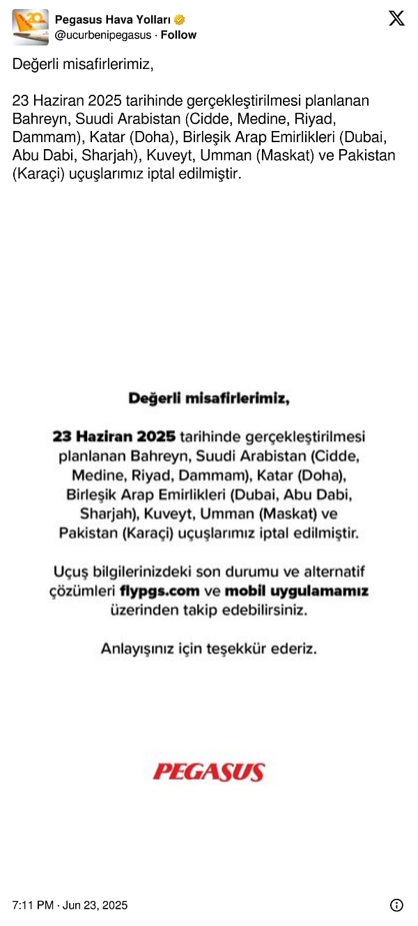 Pegasus'un açıklaması