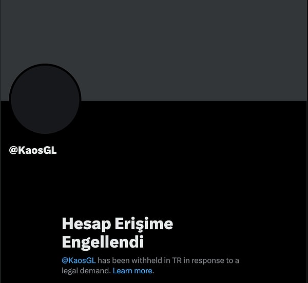 Türkiye’de erişime engellenen hesaplara bir yenisi daha eklendi.