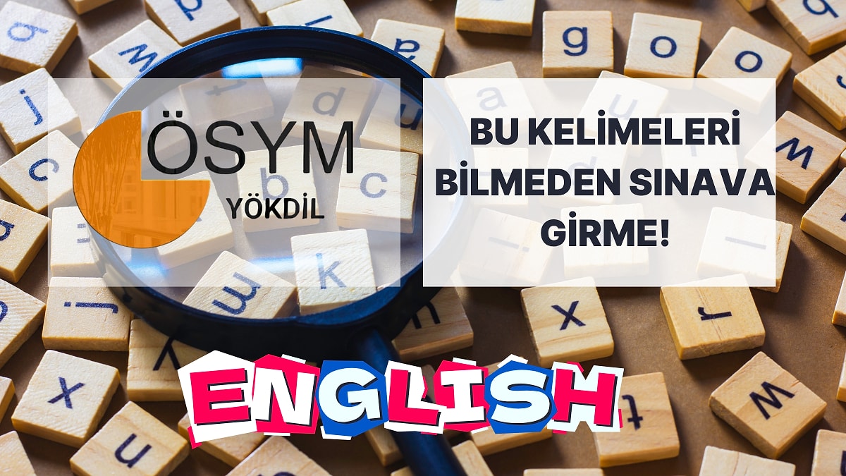 Bu Testi Çözmeden Yökdil&apos;e Girme!