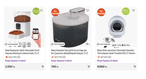 Kiwi Pets Markalı Ürünlerde Fırsatlar👇🏽