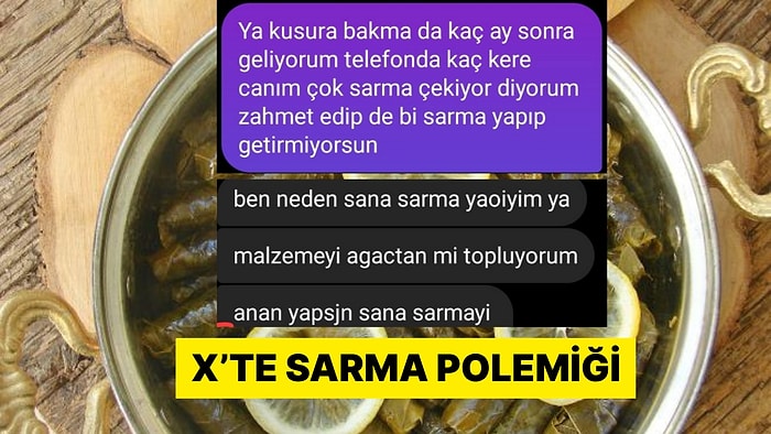 Sarma Yapmadığı İçin Kız Arkadaşından Ayrılan Kişi Ortalığı Birbirine Kattı