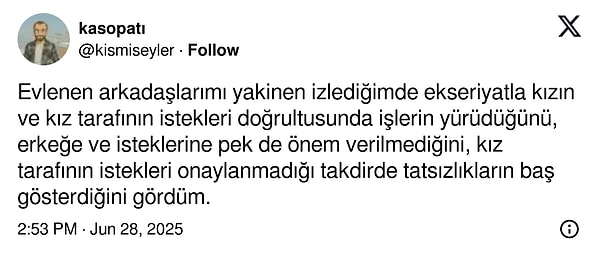 "Kızın ve kız tarafının istekleri doğrultusunda işlerin yürüdüğünü gördüm."
