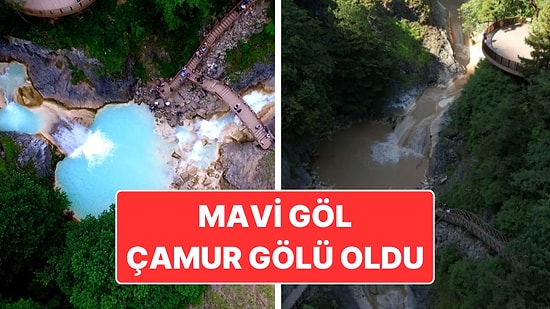 Giresun’daki Turistik Mavi Göl’ün Son Hali: Turizm Sezonu Başlamadan Bitti
