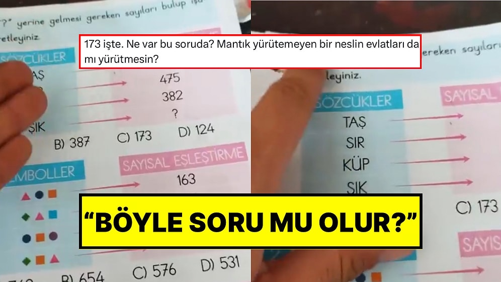 1. Sınıfa Giden Çocuğuna Verilen Ödevdeki Soruya Sinirlenen Vatandaş Sitemini Paylaştı: “Böyle Soru mu Olur?”