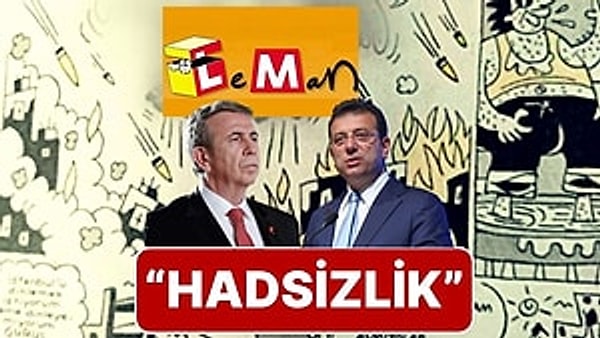 19 Mart’tan bu yana Silivri Cezaevi’nde tutuklu bulunan CHP’nin Cumhurbaşkanı Adayı Ekrem İmamoğlu, Leman dergisinde yayınlanan ve büyük tepkilere neden olan Hz. Muhammed’in karikatürü hakkında sosyal medyadan bir açıklama yaptı.