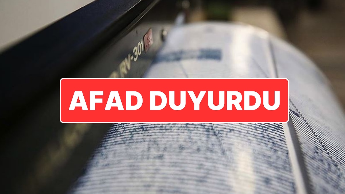 AFAD Açıkladı: Erzurum’da 4.1 Büyüklüğünde Deprem Meydana Geldi