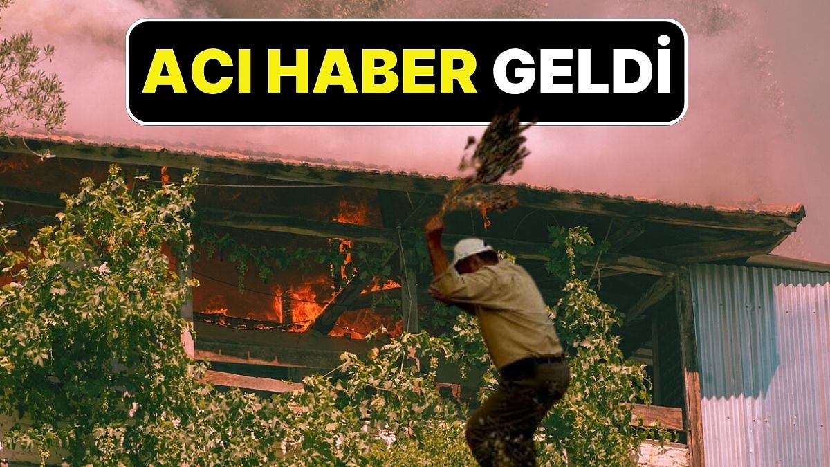 İzmir’den Acı Haber Geldi: Ödemiş’teki Yangında Evinden Çıkamayan Adam Hayatını Kaybetti