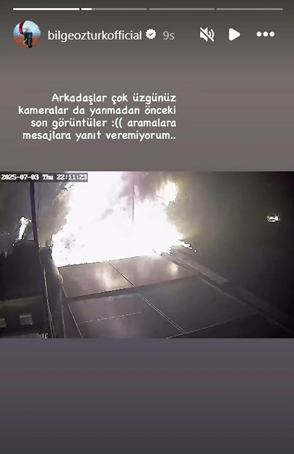 İzmir'deki yangında Bilge Öztürk'ün de okulu yandı!