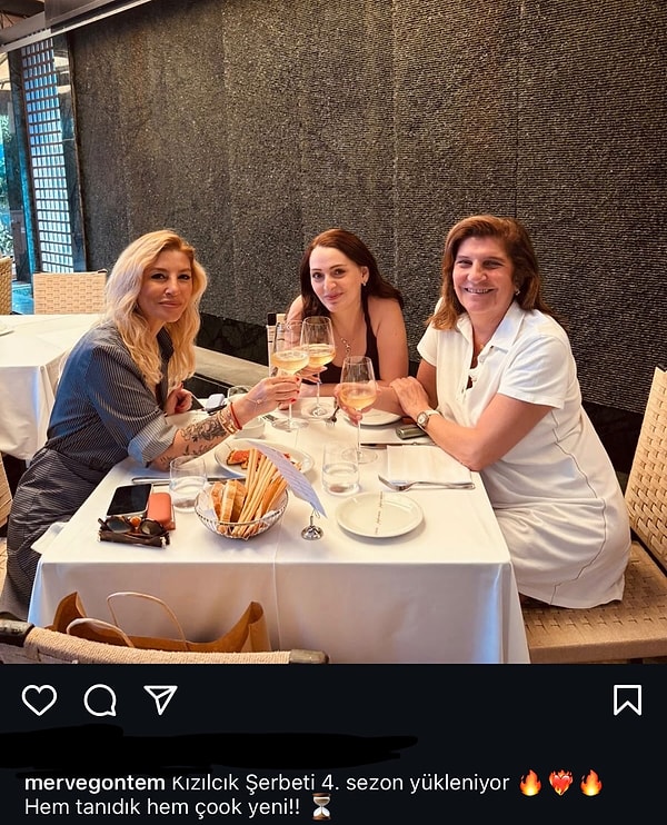 Kızılcık Şerbeti senaristleri Zeynep Gür, Melis Civelek ve Merve Göntem, bir araya gelerek 4. sezon paylaşımı yaptı.