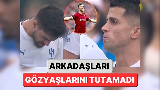 28 Yaşında Hayatını Kaybeden Diogo Jota'nın Takım Arkadaşları Saygı Duruşu Sırasında Gözyaşlarını Tutamadı