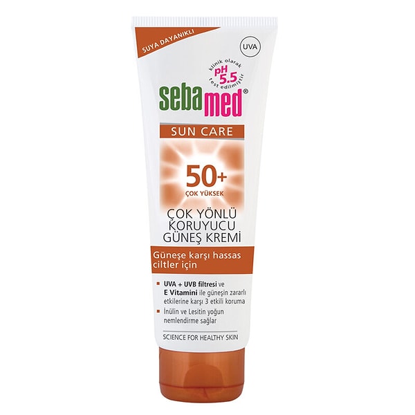 3. Sebamed SPF 50 Çok Yönlü Koruyucu Güneş Kremi 75 ml