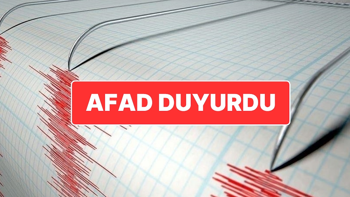 AFAD Açıkladı: Akdeniz’de Muğla Datça Açıklarında 5.0 Büyüklüğünde Deprem Meydana Geldi